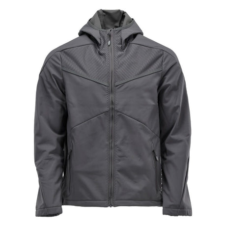 Softshell jas met capuchon Customized 22102 - 89 - steengrijs