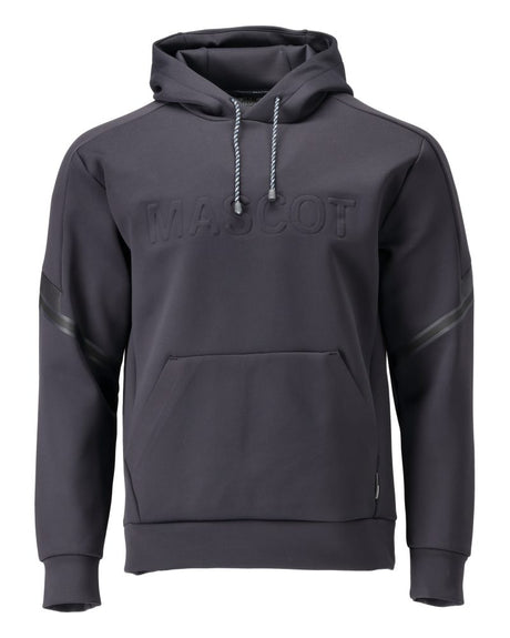 Fleece capuchontrui 22186 - 010 - donkermarine