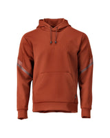 Fleece capuchontrui 22186 - 24 - herfstrood