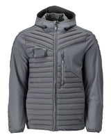 Thermojas met capuchon 22215 - 89 - steengrijs