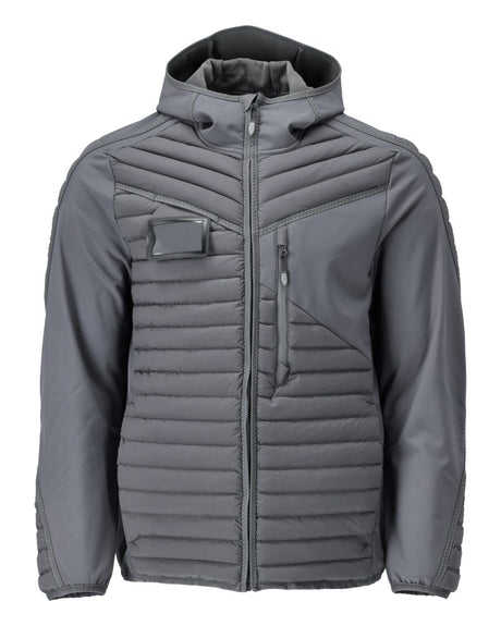 Thermojas met capuchon 22215 - 89 - steengrijs