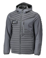 Thermojas met capuchon 22215 - 89 - steengrijs
