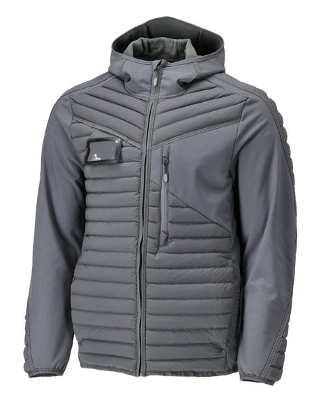Thermojas met capuchon 22215 - 89 - steengrijs