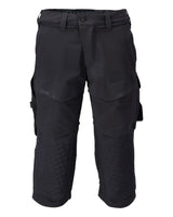 Driekwart broek met kniezakken 22249 - 010 - donkermarine