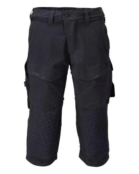Driekwart broek met kniezakken 22249 - 010 - donkermarine