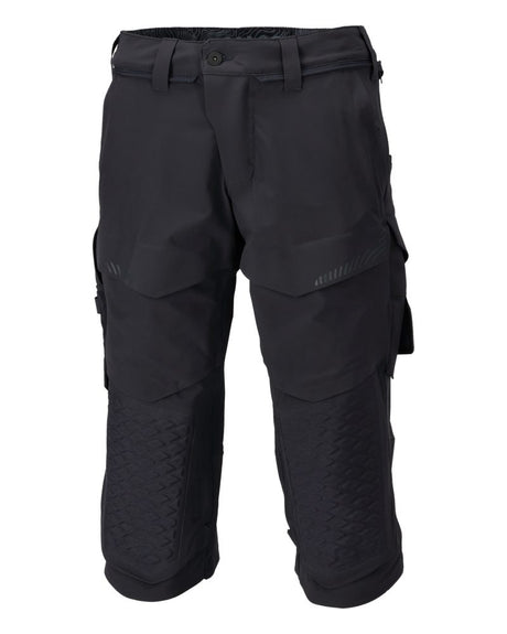 Driekwart broek met kniezakken 22249 - 010 - donkermarine