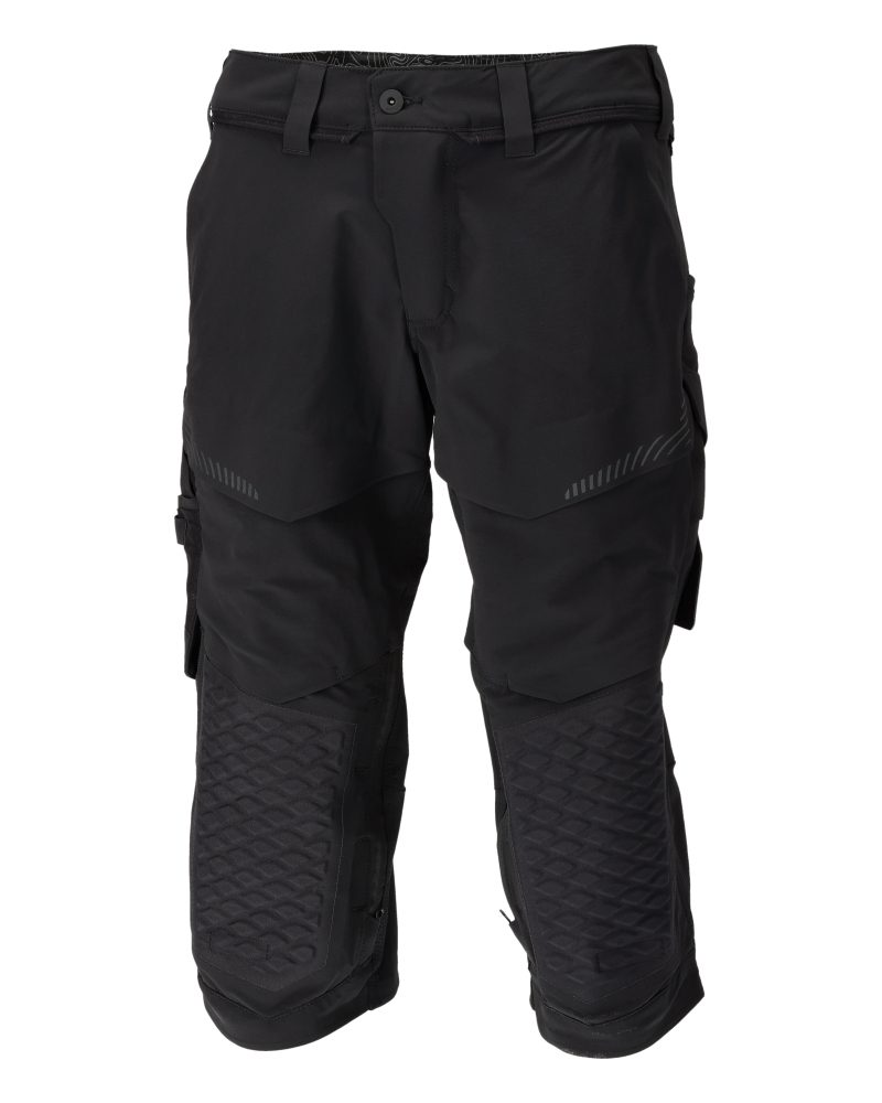 Driekwart broek met kniezakken 22249 - 09 - zwart