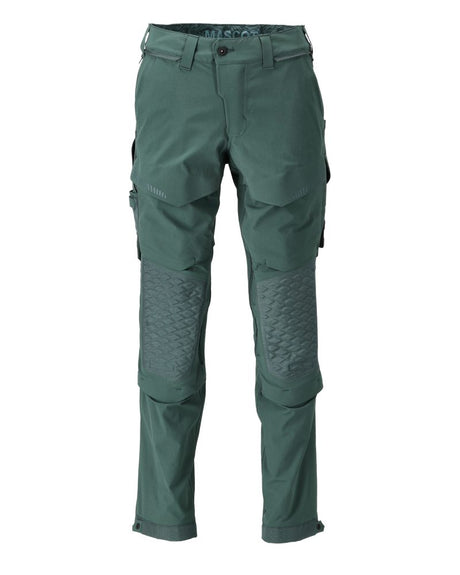 Broek met kniezakken 22279 - 34 - bosgroen