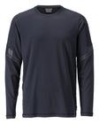 T-shirt lange mouwen 22281 - 010 - donkermarine