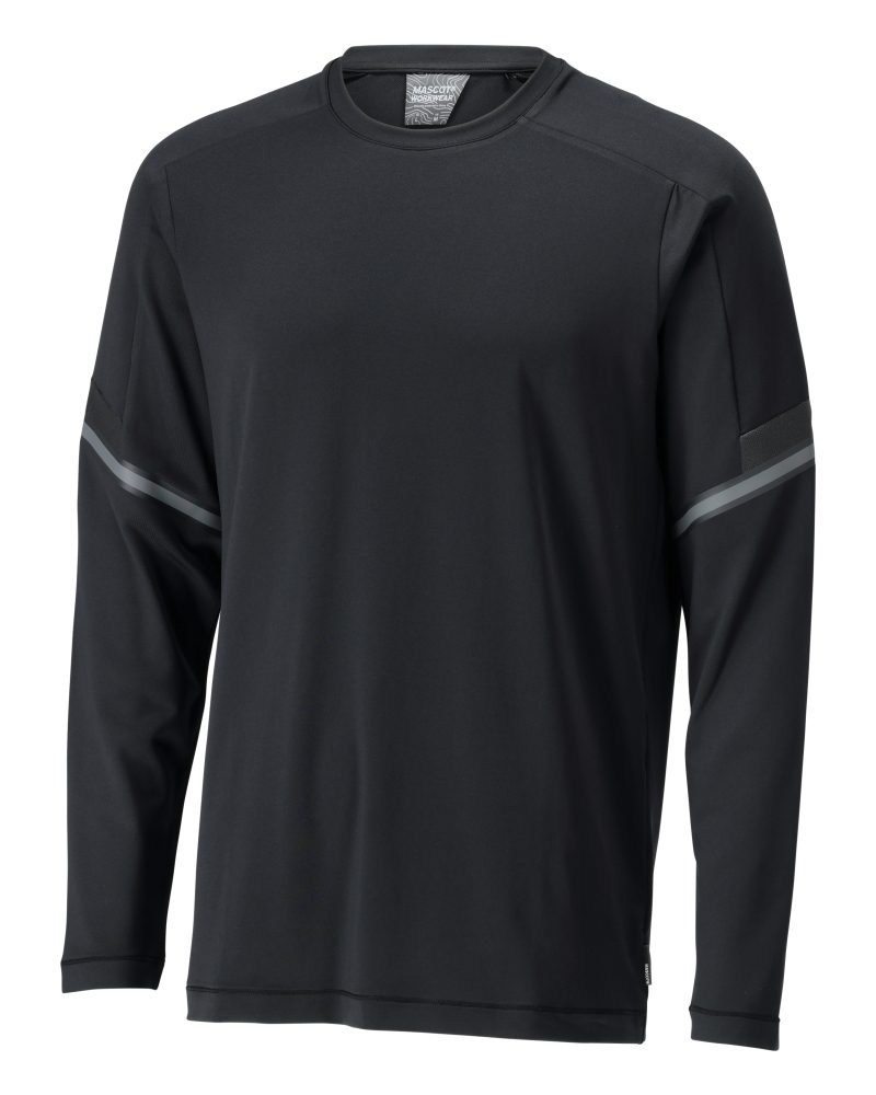 T-shirt lange mouwen 22281 - 09 - zwart