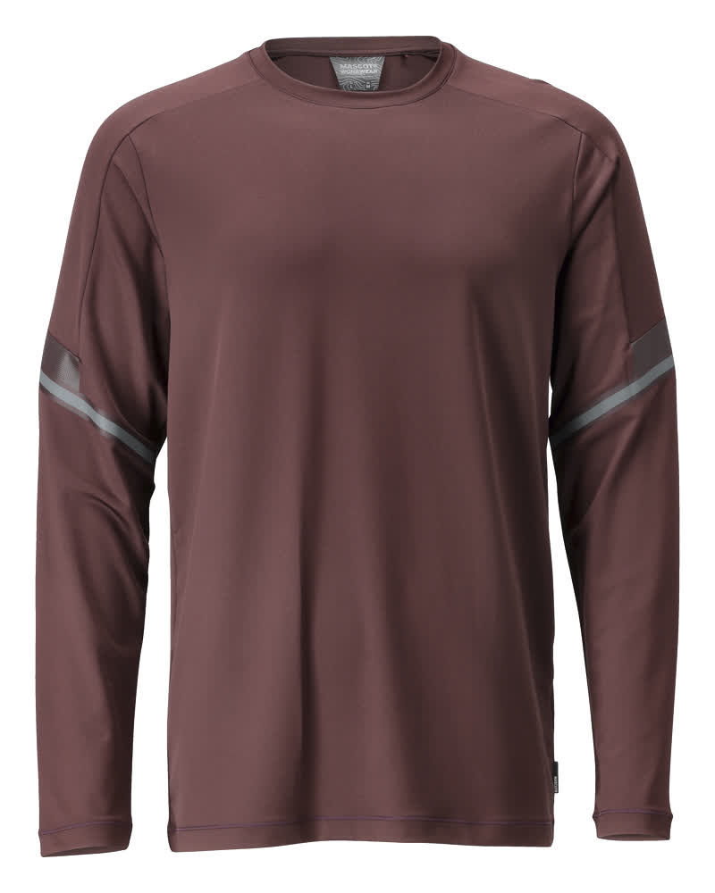 T-shirt lange mouwen 22281 - 22 - bordeaux