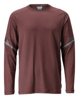 T-shirt lange mouwen 22281 - 22 - bordeaux