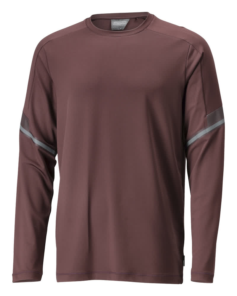T-shirt lange mouwen 22281 - 22 - bordeaux