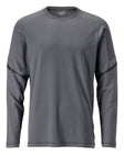 T-shirt lange mouwen 22281 - 89 - steengrijs