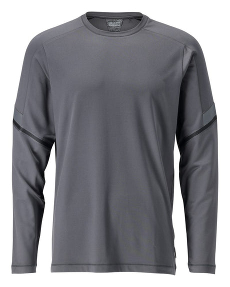 T-shirt lange mouwen 22281 - 89 - steengrijs