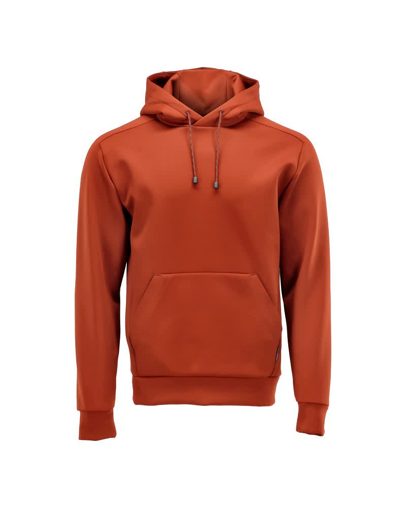 Fleece capuchontrui 22286 - 24 - herfstrood