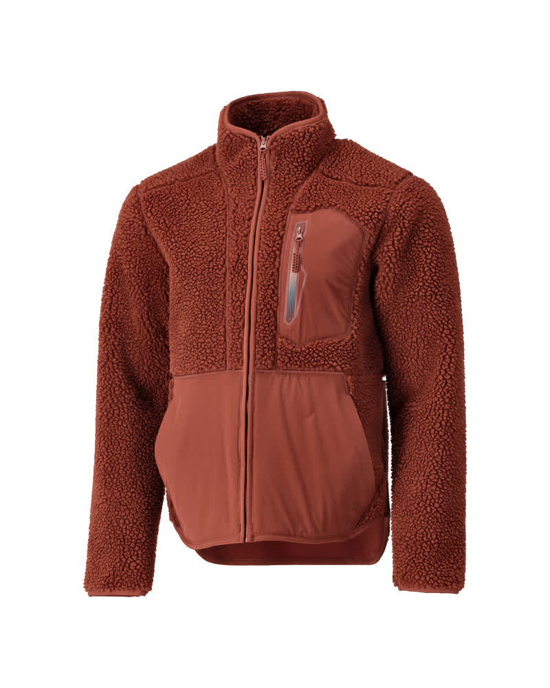 Jas met rits 22303 - 24 - herfstrood