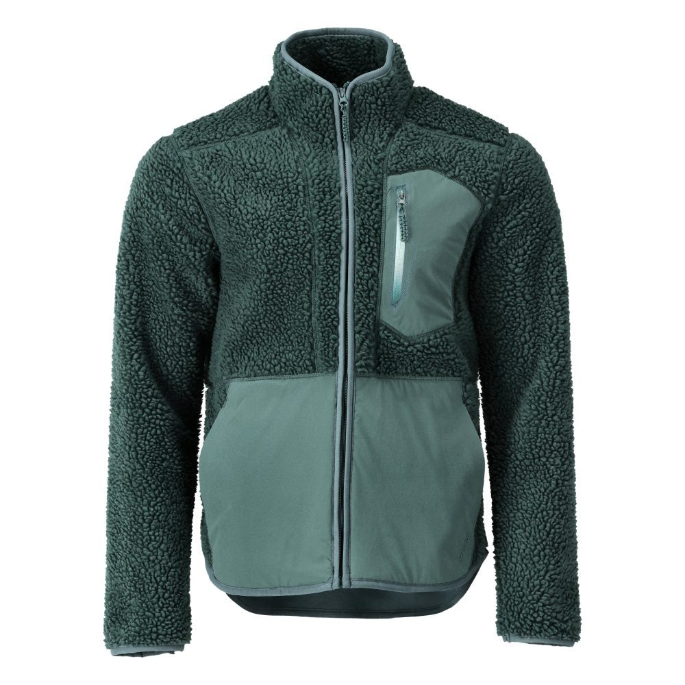 Jas met rits 22303 - 34 - bosgroen