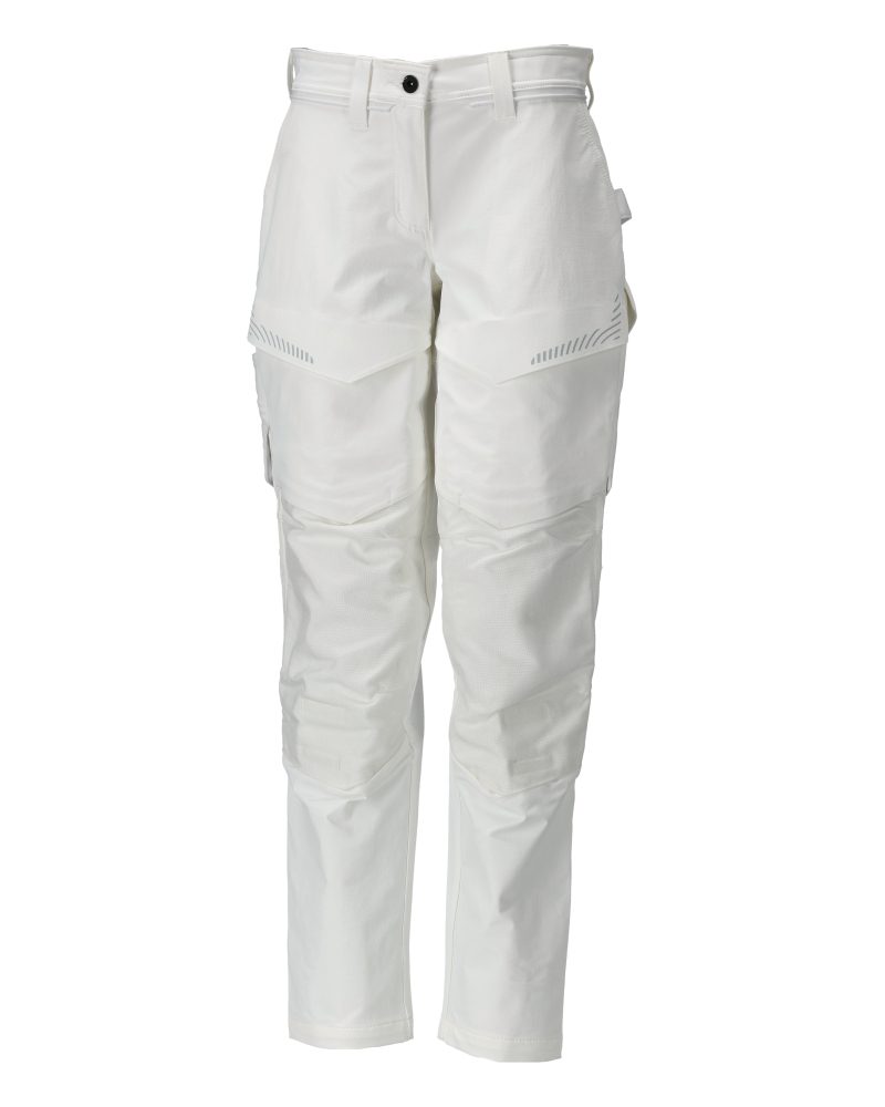 Broek met kniezakken Dames 22378 - 06 - wit