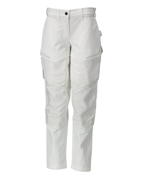 Broek met kniezakken Dames 22378 - 06 - wit