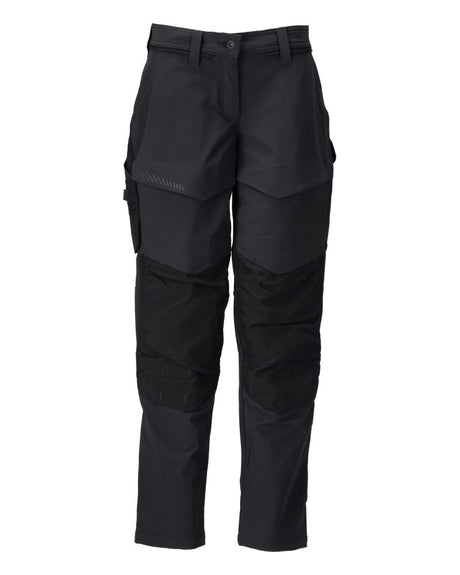 Broek met kniezakken Dames 22378 - 09 - zwart