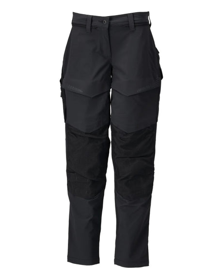 Broek met kniezakken Dames 22378 - 09 - zwart