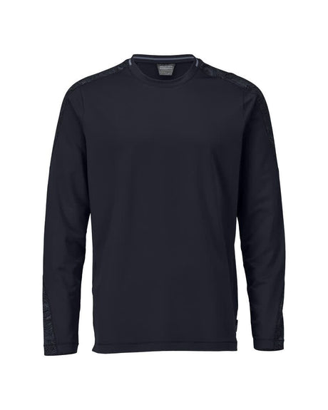 T-shirt lange mouwen 22481 - 010 - donkermarine