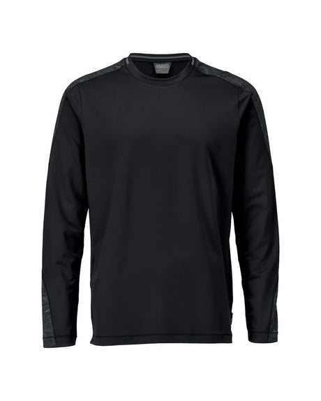 T-shirt lange mouwen 22481 - 09 - zwart