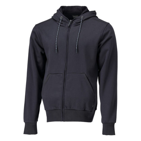 Capuchontrui met rits 22486 - 010 - donkermarine