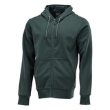 Capuchontrui met rits 22486 - 34 - bosgroen