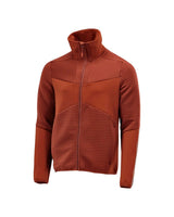 Fleecetrui met rits 22503 - 24 - herfstrood