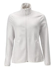 Fleecetrui met rits Dames 22553 - 06 - wit