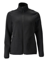 Fleecetrui met rits Dames 22553 - 09 - zwart