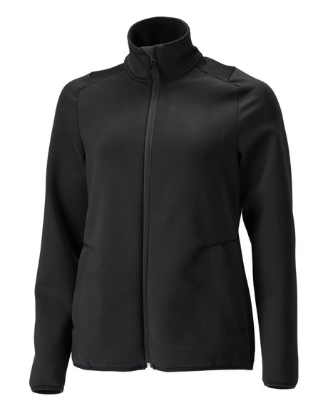 Fleecetrui met rits Dames 22553 - 09 - zwart