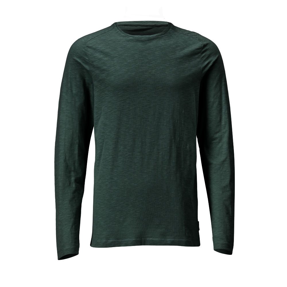 T-shirt met lange mouwen 22581 - 34 - bosgroen