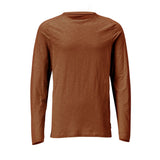 T-shirt met lange mouwen 22581 - 54 - notenbruin
