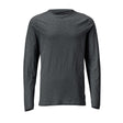 T-shirt met lange mouwen 22581 - 89 - steengrijs
