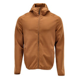 Fleecetrui met capuchon 22586 - 54 - notenbruin