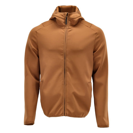 Fleecetrui met capuchon 22586 - 54 - notenbruin
