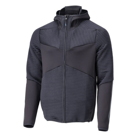 Fleece capuchontrui met rits 22603 - 010 - donkermarine