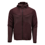 Fleece capuchontrui met rits 22603 - 22 - bordeaux