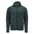 Fleece capuchontrui met rits 22603 - 34 - bosgroen