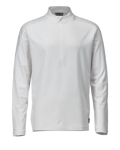 T-shirt met korte rits 22681 - 06 - wit