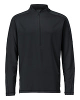 T-shirt met korte rits 22681 - 09 - zwart