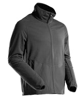 Microfleece trui met rits 22803 - 09 - zwart