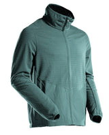 Microfleece trui met rits 22803 - 35 - lichtbosgroen