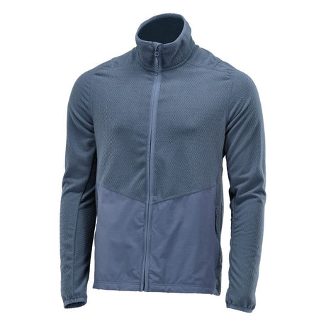 Microfleece trui met rits 22803 - 85 - steenblauw