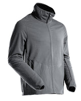 Microfleece trui met rits 22803 - 89 - steengrijs