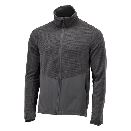Microfleece trui met rits 22803 - 89 - steengrijs