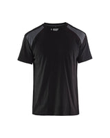 T-shirt Industrie 3379 - Zwart/Medium grijs